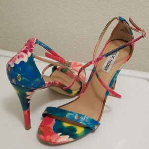 Steve Madden Feliz Floral Heels Shoes 10M
